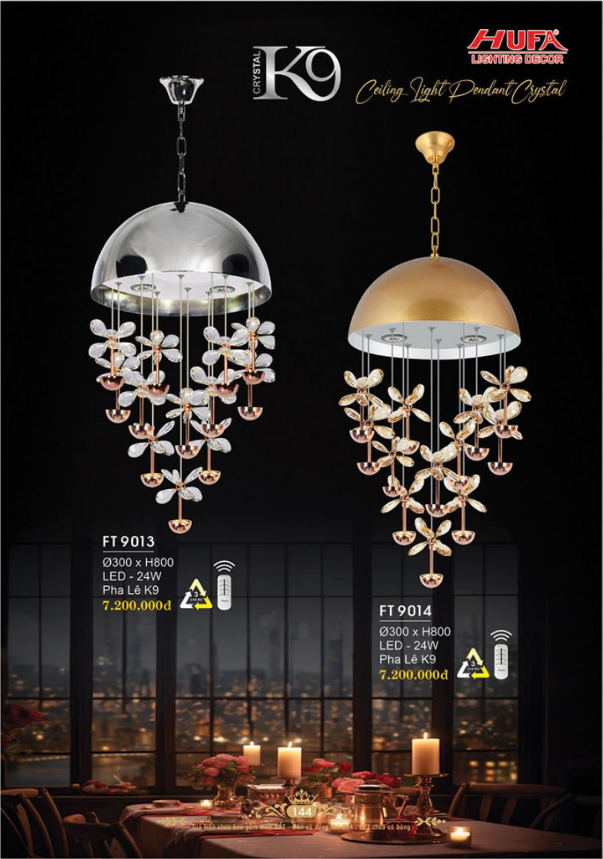 Bảng giá đèn trang trí HUFA